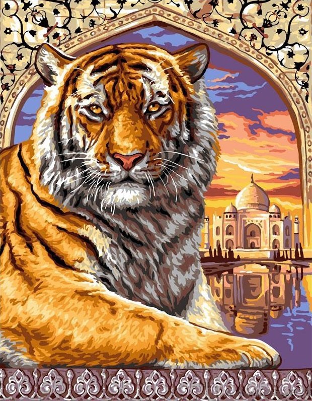 тигр - животные.тигры.мечеть - оригинал