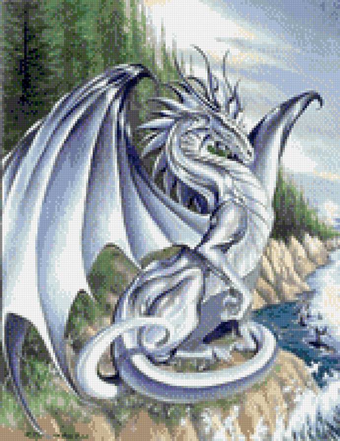 серебрянный - дракон, легенда - предпросмотр