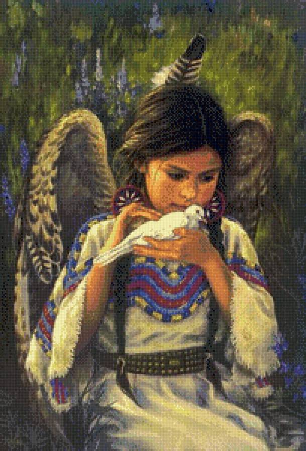 Индейская девочка2 - предпросмотр