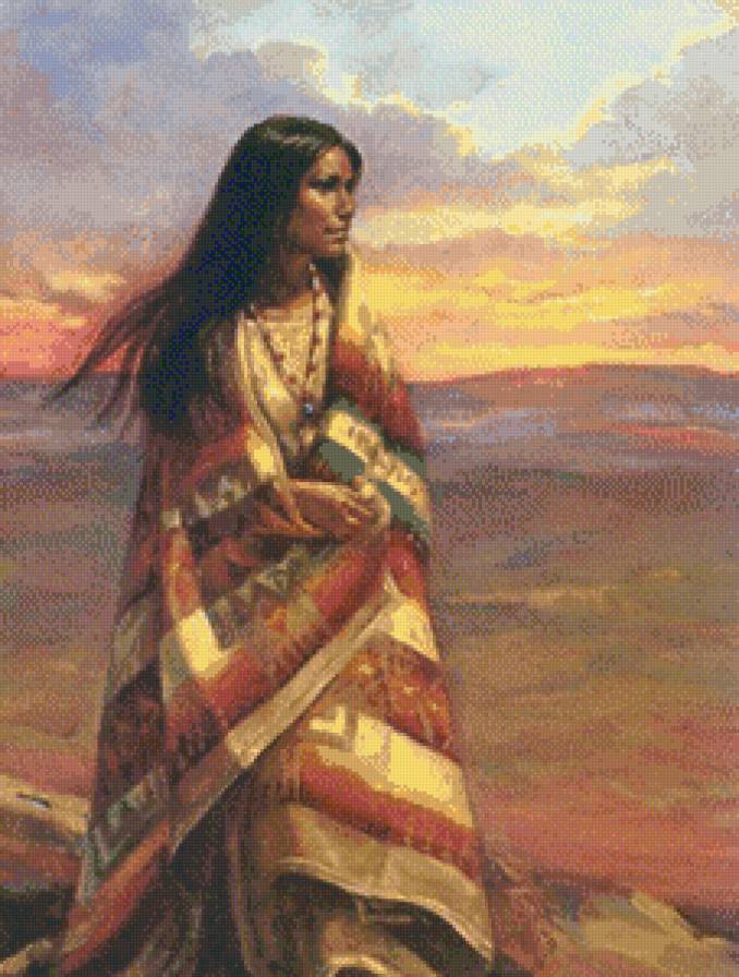 Индейская девушка4 - предпросмотр