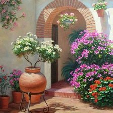 Схема вышивки «jardin»