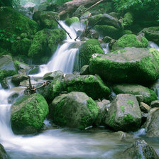 Схема вышивки «водопад»