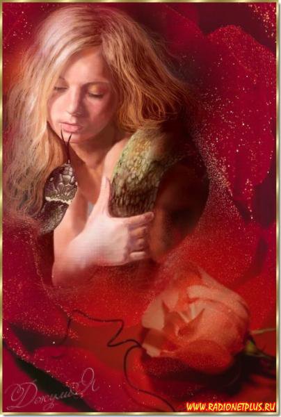 №755735 - змея, девушка - оригинал