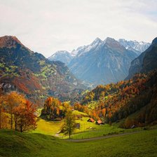 Схема вышивки «пейзаж»