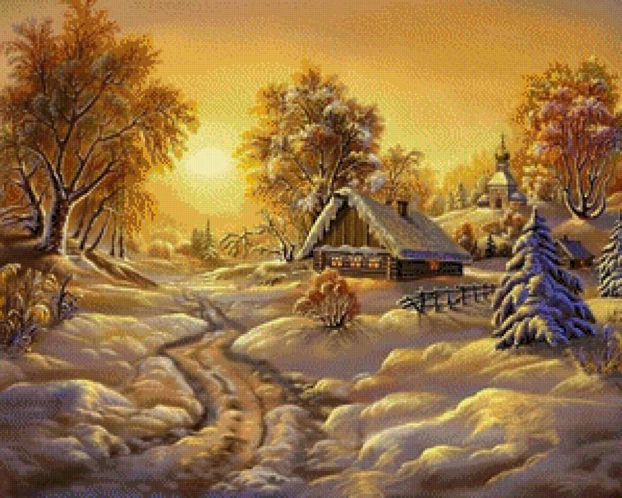 Зимняя лесная сказка - предпросмотр