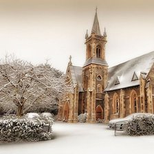 Схема вышивки «Зима»