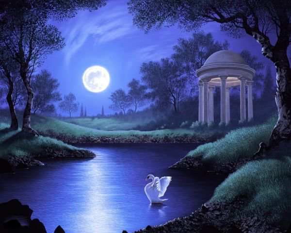 Белый лебедь - оригинал