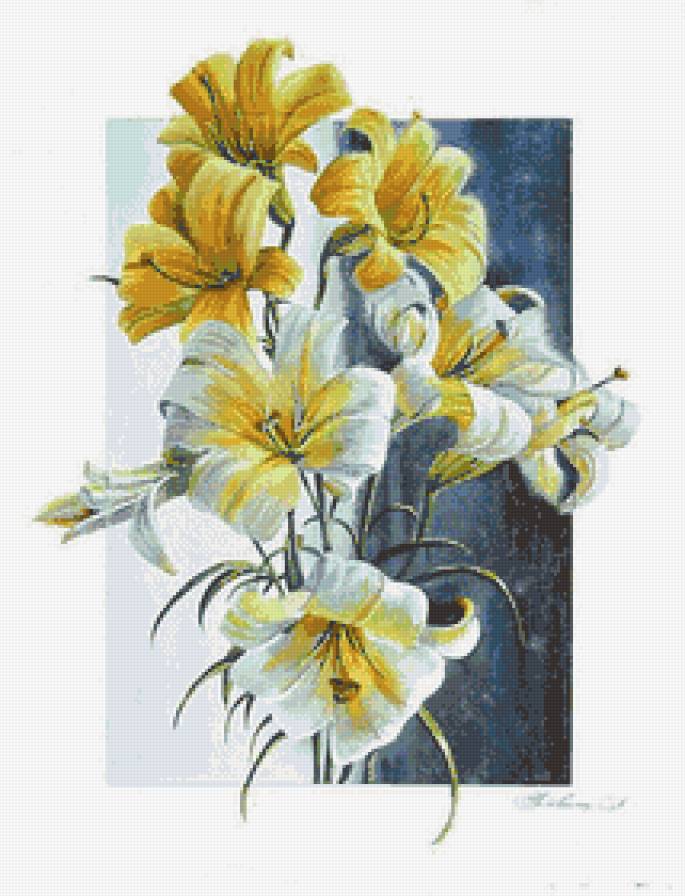 лилии - цветы - предпросмотр