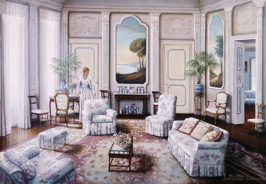 в ожидании - уют, комната, девушка - оригинал