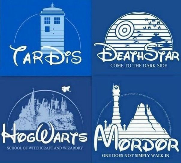 для фанатов - hogwarts, tardis, star wars, mordor - оригинал
