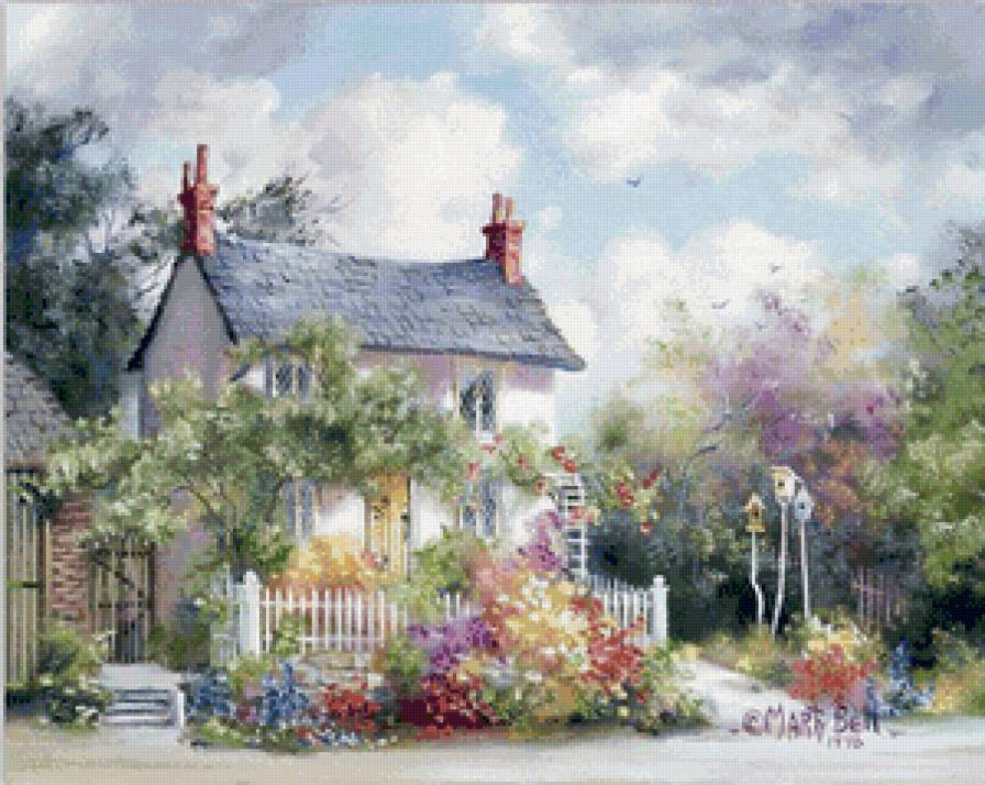 Серия домики - пейзаж, природа - предпросмотр