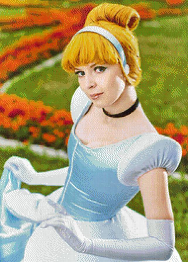 Золушка - дисней, мультфильм, девушка, косплей - предпросмотр