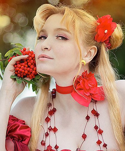 Серенити - косплей, усаги, мультфильм, девушка - оригинал