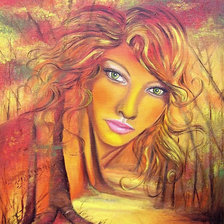 Схема вышивки «осень золотая»