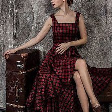 Схема вышивки «дева»