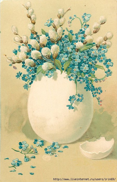 цветы в скорлупе - оригинал
