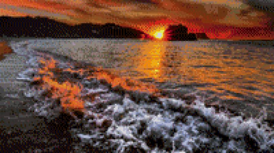 рассвет - природа, море - предпросмотр