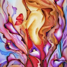 Схема вышивки «дева»