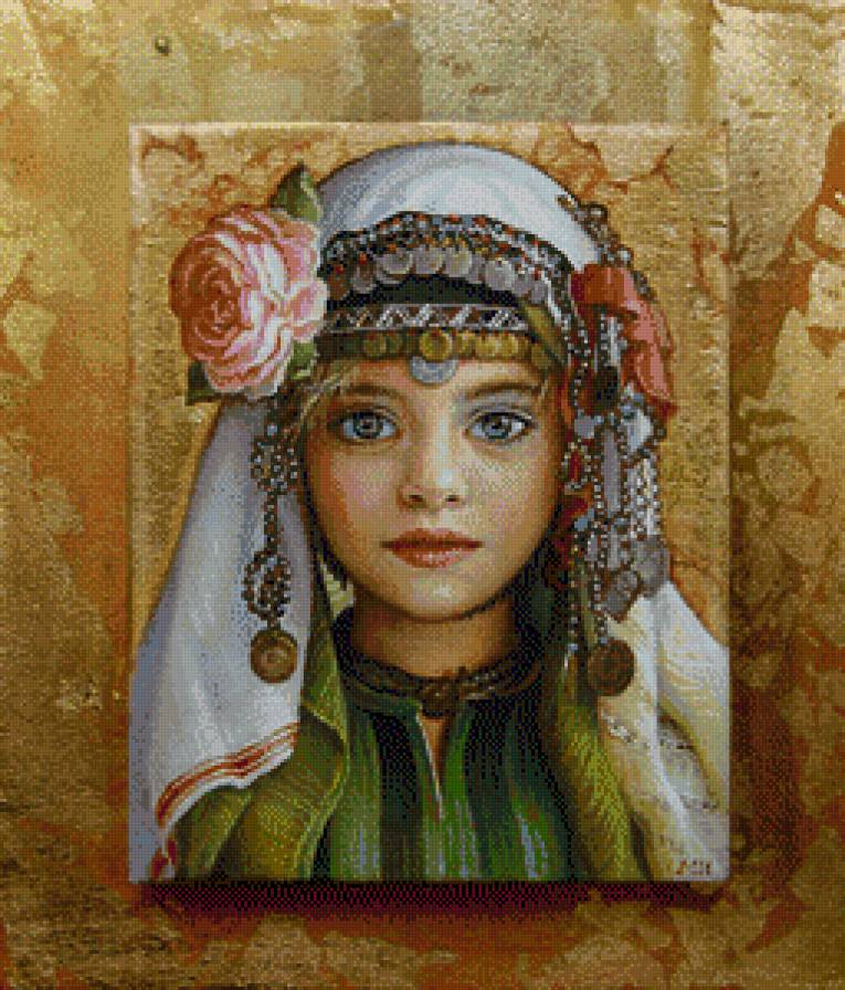 серия "дети" - дети.девочка - предпросмотр