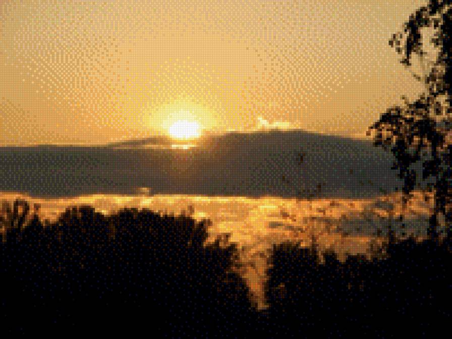 рассвет - природа, пейзаж - предпросмотр