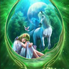 Схема вышивки «Печаль»