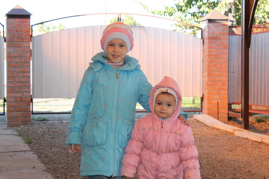 мои доченьки - олеся, арина - оригинал