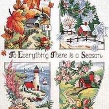 Схема вышивки «4 сезона»