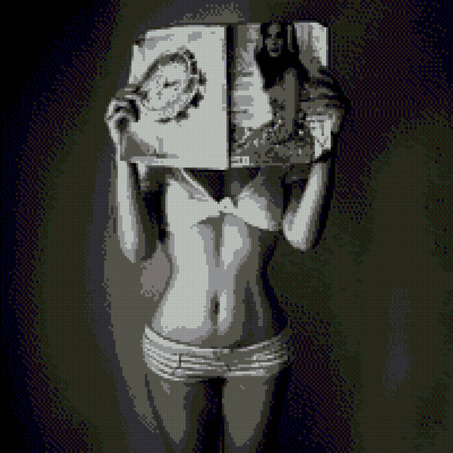 Талия - трусики, эротика, девушка, лифчик, журнал - предпросмотр