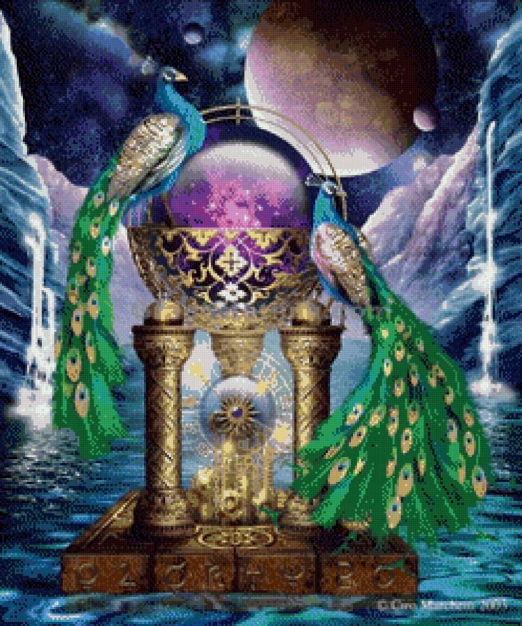 серия ,,павлины" - птицы.павлины - предпросмотр