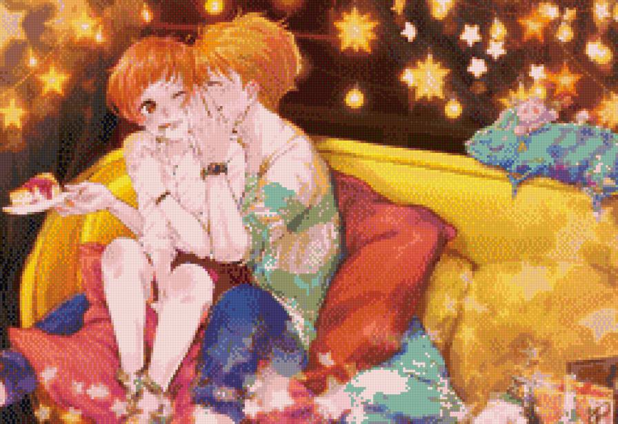 Аканэ и Кагари - аниме, психопасспорт - предпросмотр