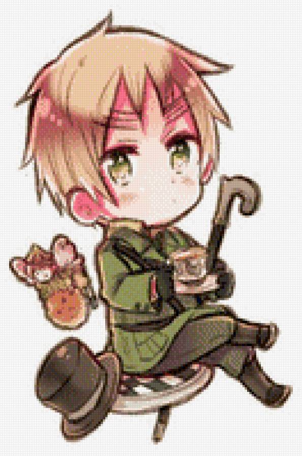 Чиби-Англия - хеталия, аниме - предпросмотр