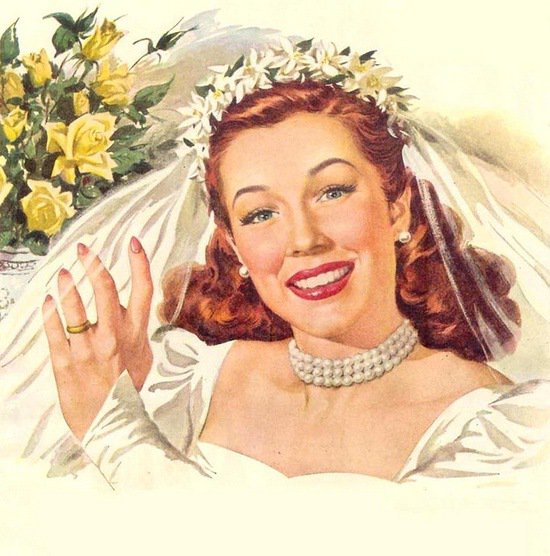 серия ,,женщины" - женщина.нивеста - оригинал