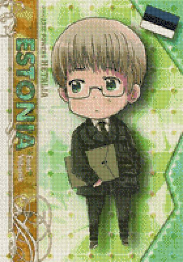 Эстония - хеталия, аниме - предпросмотр