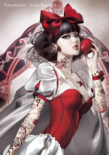 белоснежка - фэнтези, девушка - оригинал