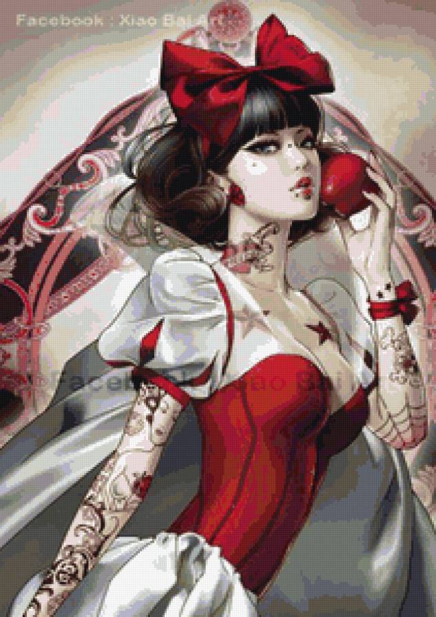 белоснежка - фэнтези, девушка - предпросмотр