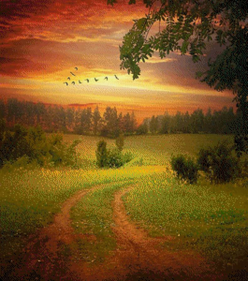 Закат - предпросмотр