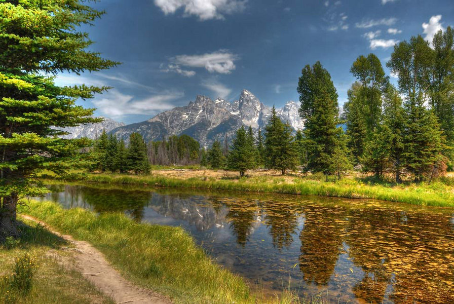 Горный пейзаж - оригинал