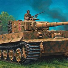 Схема вышивки «тигр»