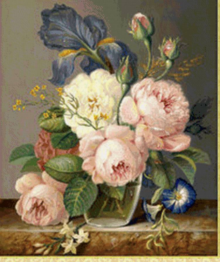 Натюрморт - цветы, натюрморт - предпросмотр