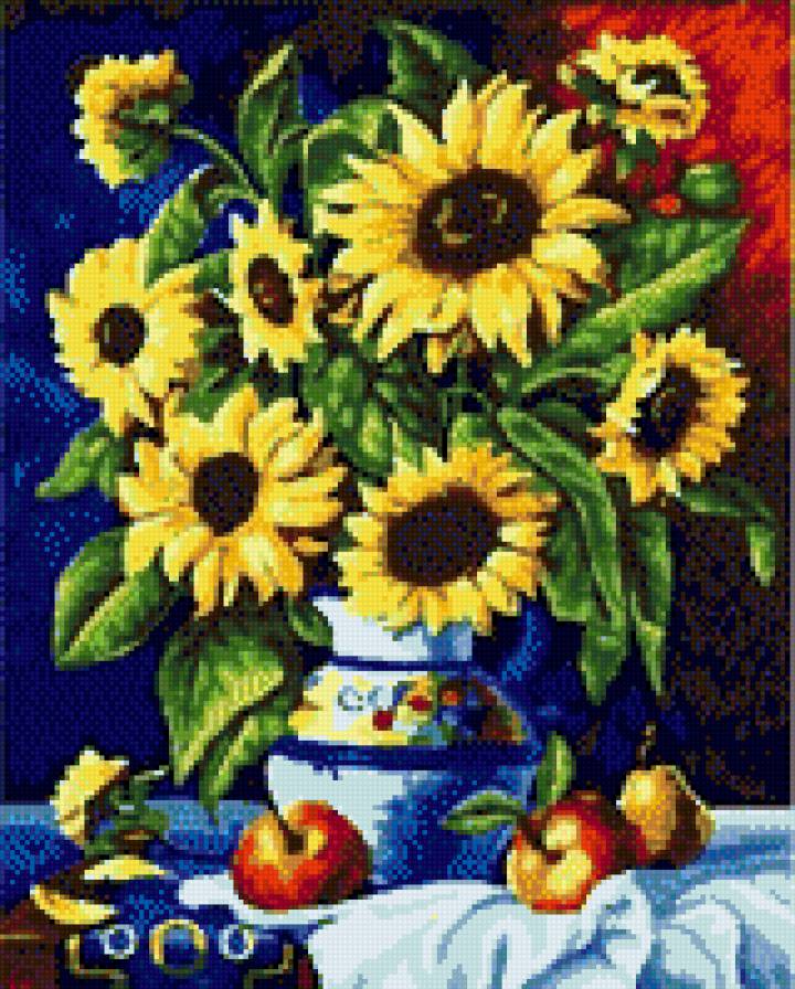 подсолнухи - предпросмотр