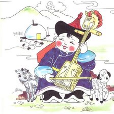 Оригинал схемы вышивки «монгол хүүхэд 1» (№761718)