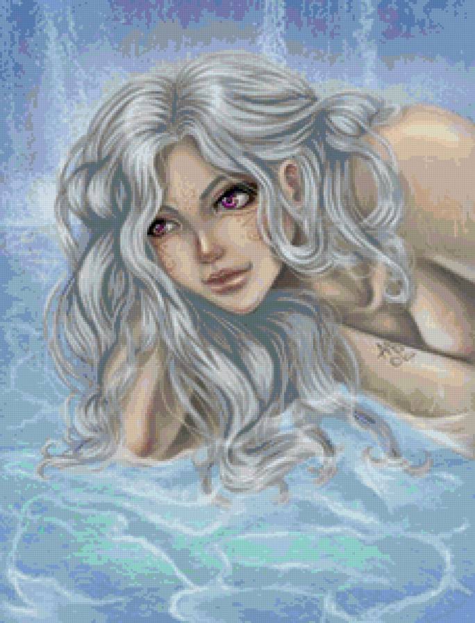 снежная дева - девушка, фэнтези - предпросмотр