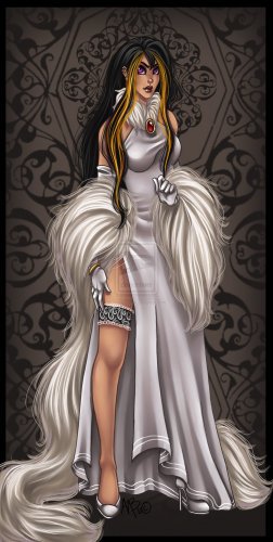 дева в белом - девушка, фэнтези - оригинал