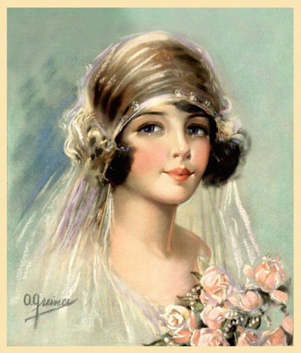 серия ,,женщины" - женщина.девушка.цветы - оригинал