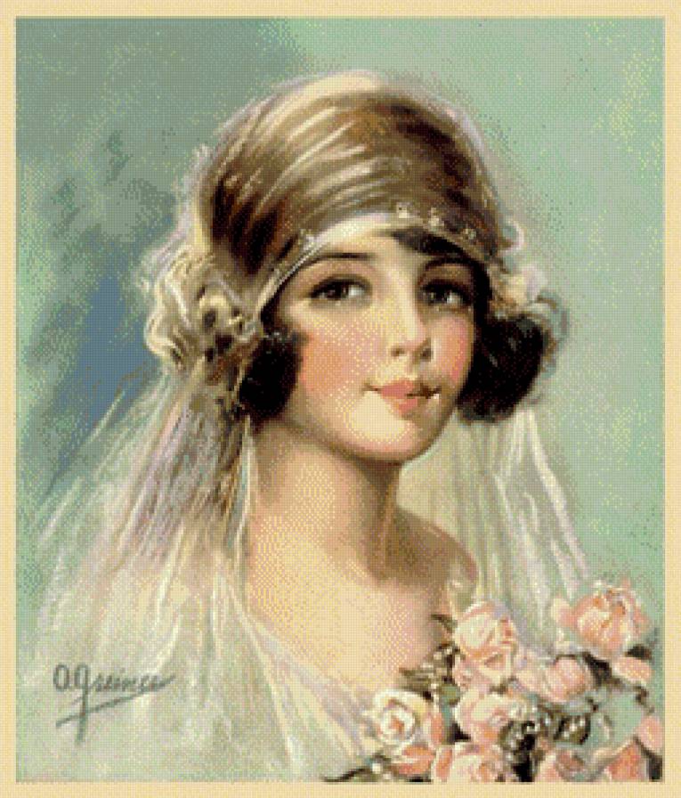 серия ,,женщины" - женщина.девушка.цветы - предпросмотр