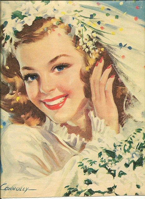 серия ,,женщины" - женщина.девушка.цветы.нивеста - оригинал