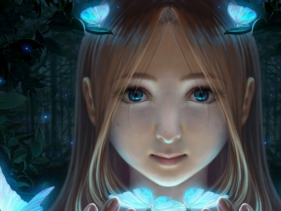 Прекрасная девочка - сказка, девочка - оригинал