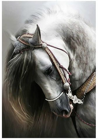 Строптивый конь - лошшади - оригинал