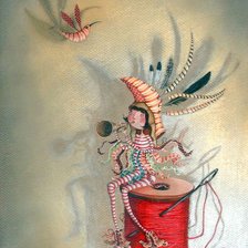 Схема вышивки «рукодельница»