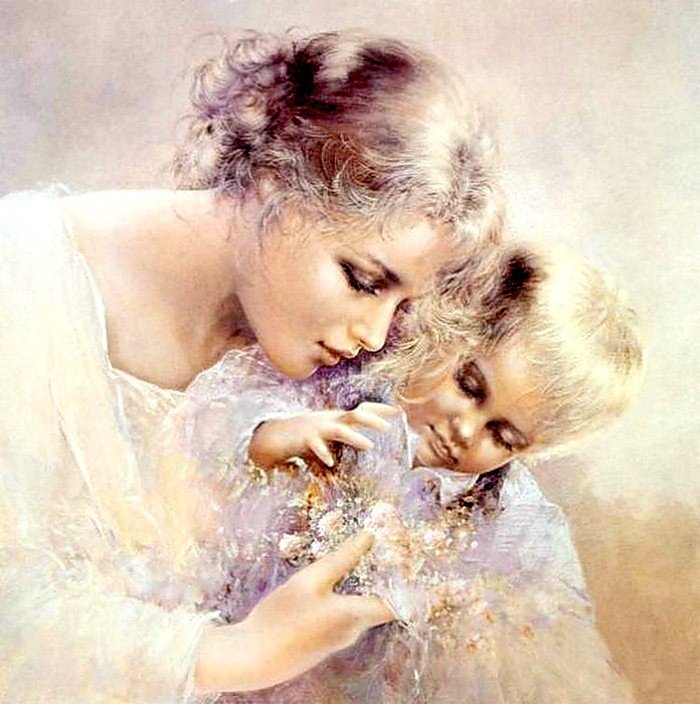 счастье - женщины, дети, люди - оригинал